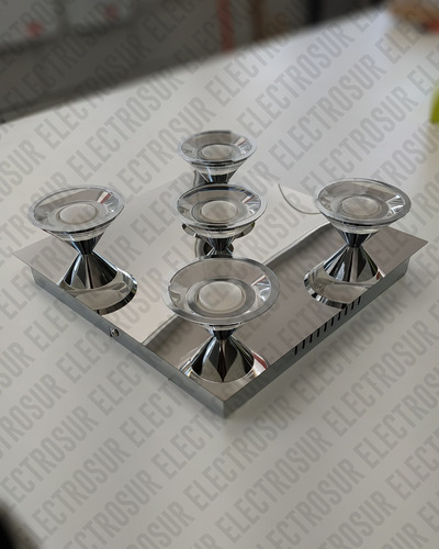 Plafon Moderno 5 Luces Led Integrado Calido Modelo Trieste - Imagen 2