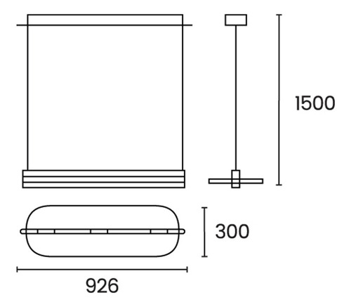 Lampara Colgante Techo Moderno Ramla Led 56w - Imagen 14