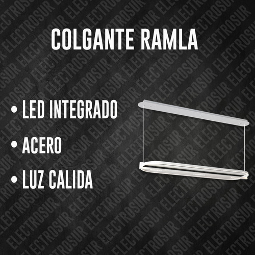 Lampara Colgante Techo Moderno Ramla Led 56w - Imagen 4