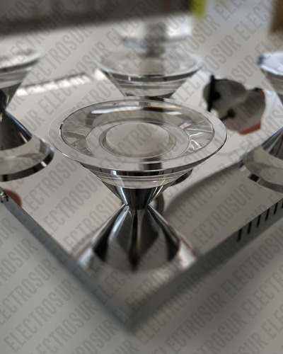 Plafon Moderno 5 Luces Led Integrado Calido Modelo Trieste - Imagen 3