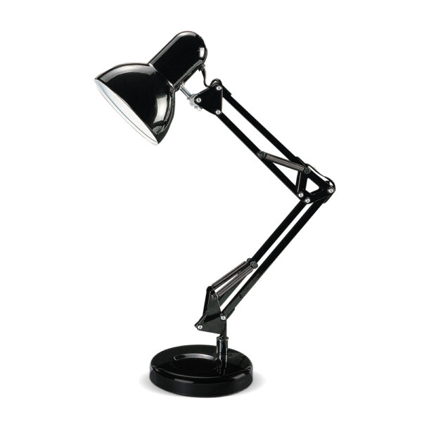 Lampara Escritorio Classic Doble Brazo Negro O Blanco