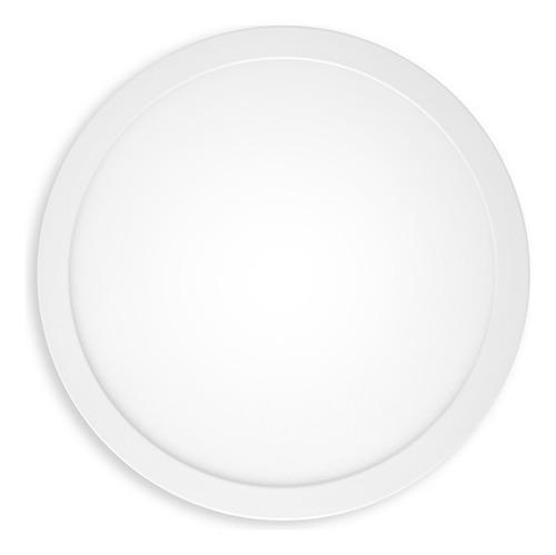 Pack X5 Panel Plafon Aplique Techo Led Redondo 12w Frio