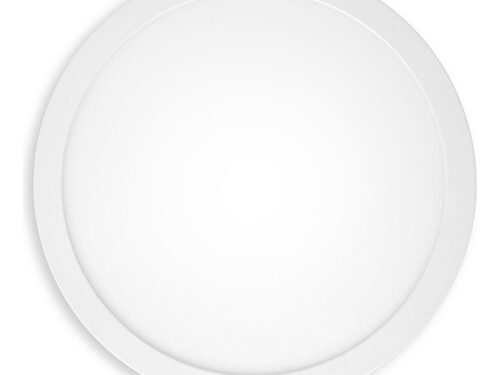 Panel Plafon Aplique Techo Led Redondo Blanco 24w Luz Calida