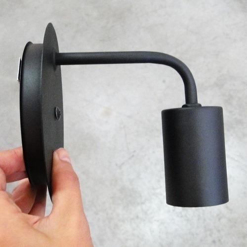 Aplique Pared Luz Imola Chapa Brazo Curvo 168 Deco Ferrolux - Imagen 5