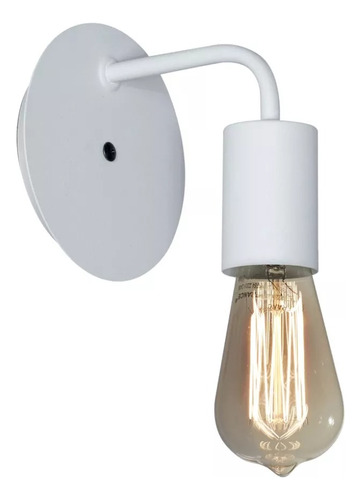 Aplique Pared Luz Imola Chapa Brazo Curvo 168 Deco Ferrolux - Imagen 2