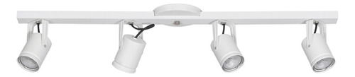 Aplique Riel Barral Techo Pared 4 Luces Spot Dicro Gu10 Led - Imagen 7