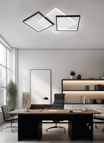 Plafon Techo Led Oregon 58w Diseño Moderno Luz Calida - Imagen 2