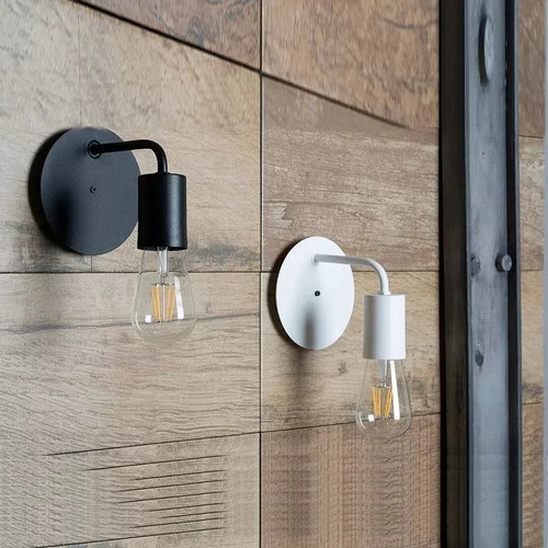 Aplique Pared Luz Imola Chapa Brazo Curvo 168 Deco Ferrolux - Imagen 4