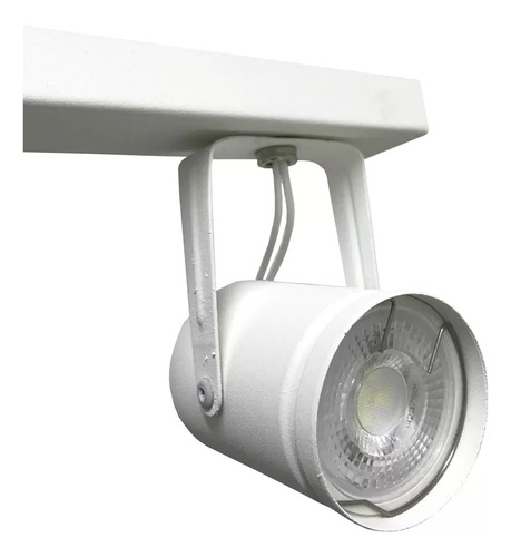Aplique Riel Barral Techo Pared 2 Luces Spot Dicroica Led - Imagen 9