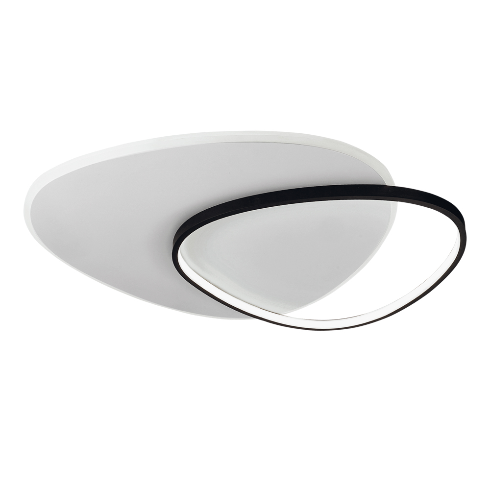 Plafon Techo Led Montana 48w Diseño Moderno Luz Calida