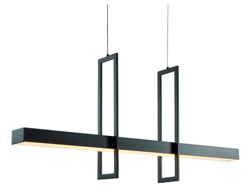 Colgante Led Misuri Negro 40w Moderno Altura Regulable