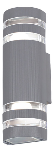 Lampara Aplique Pared Exterior Aluminio Bidireccional E27 - Imagen 10