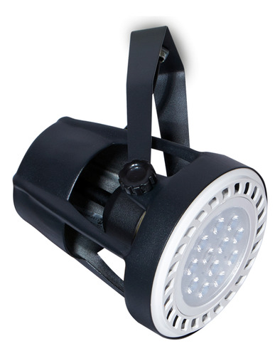 Lampara Spot Techo Cabezal C/ Movimiento Aluminio Apto Ar111