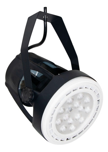Lampara Spot Tacho Cabezal Movil Blanco Negro Apto Ar111 Led