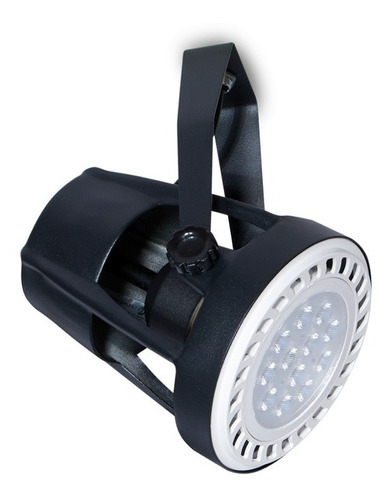 Lampara Spot Tacho Cabezal Movil Blanco Negro Apto Ar111 Led - Imagen 3
