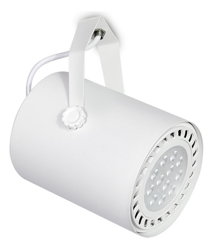 Lampara Spot Cinema Tacho Cabezal Movil Blanco Ar111 Led