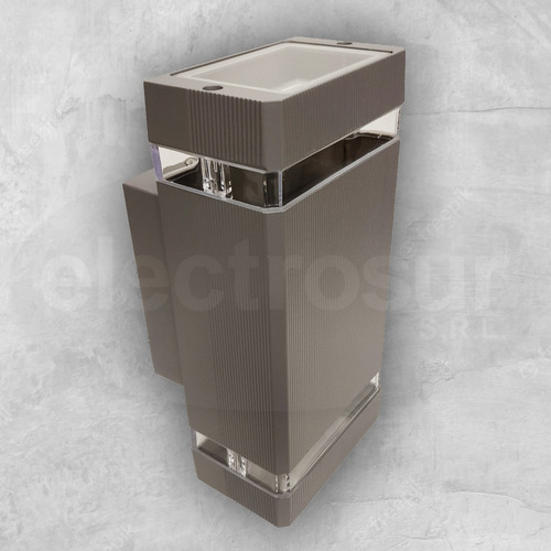 Lampara Aplique Pared Exterior Aluminio Bidireccional Gu10 - Imagen 12