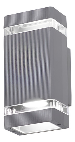 Lampara Aplique Pared Exterior Aluminio Bidireccional Gu10 - Imagen 10