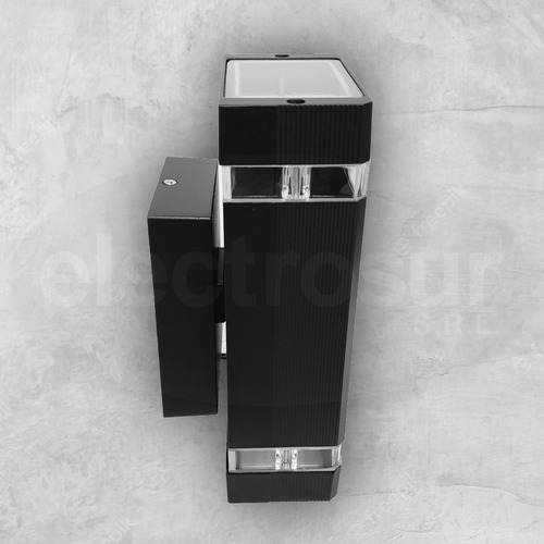 Lampara Aplique Pared Exterior Aluminio Bidireccional Gu10 - Imagen 5