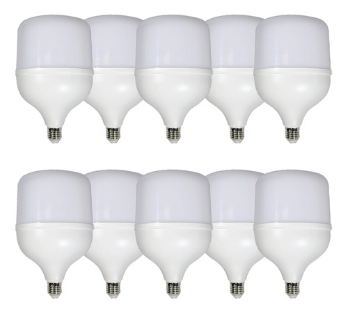 Lampara Galponera Led Industrial Alta Potencia 30w X10 Un. Blanco Frío