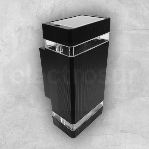 Lampara Aplique Pared Exterior Aluminio Bidireccional Gu10 - Imagen 4