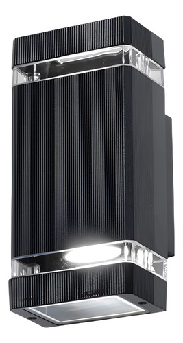 Lampara Aplique Pared Exterior Aluminio Bidireccional Gu10